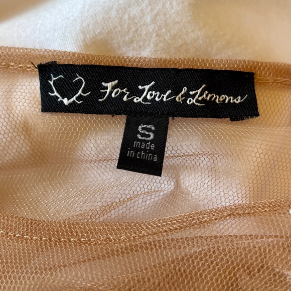 For Love & Lemons Luau Top S Ivory - Picture 9 of 11